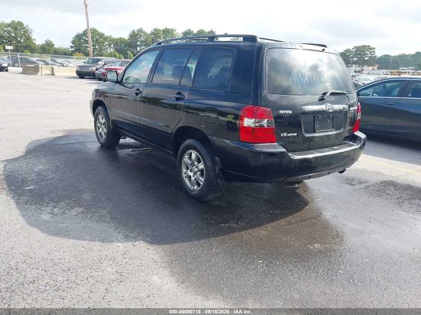 TOYOTA HIGHLANDER 2006 VIN JTEEP21A760161566