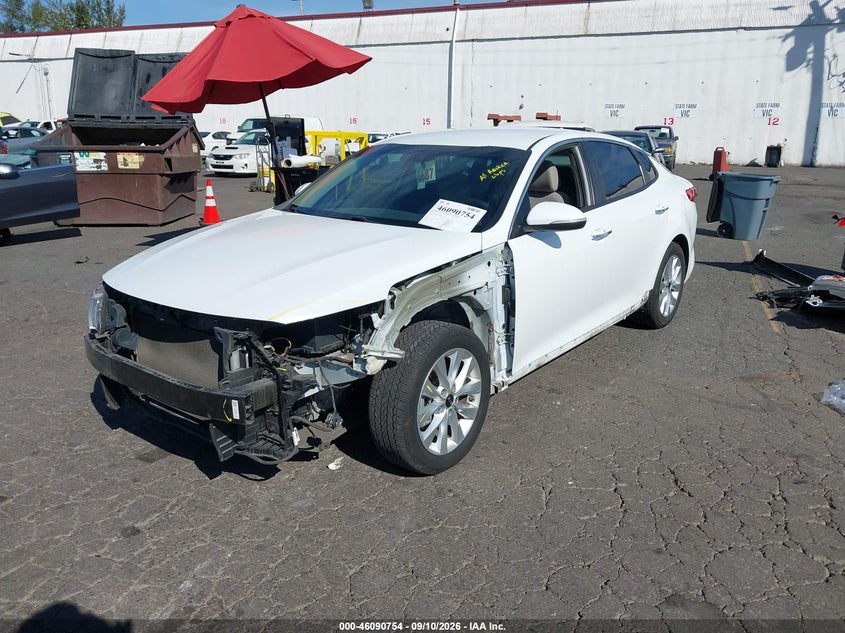 Vin: 5xxgt4l32jg258670, lot: 46590361, kia optima lx 20182
