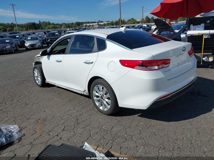 Vin: 5xxgt4l32jg258670, lot: 46590361, kia optima lx 20183