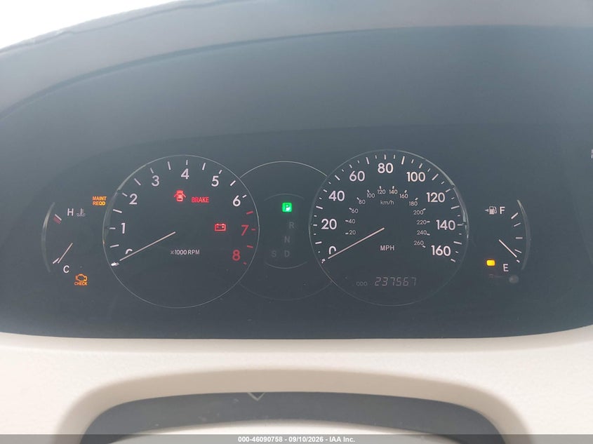 TOYOTA AVALON 2007 VIN 4T1BK36B97U235489