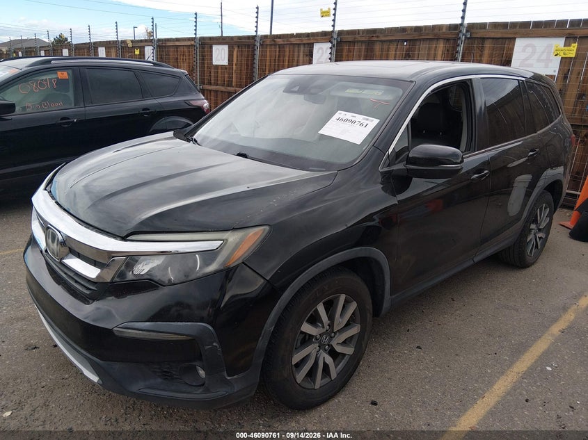 Vin: 5fnyf5h50kb041327, lot: 46590368, honda pilot ex-l 20192