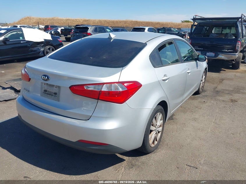 Vin: knafx4a62g5536328, lot: 46590372, kia forte lx 20164