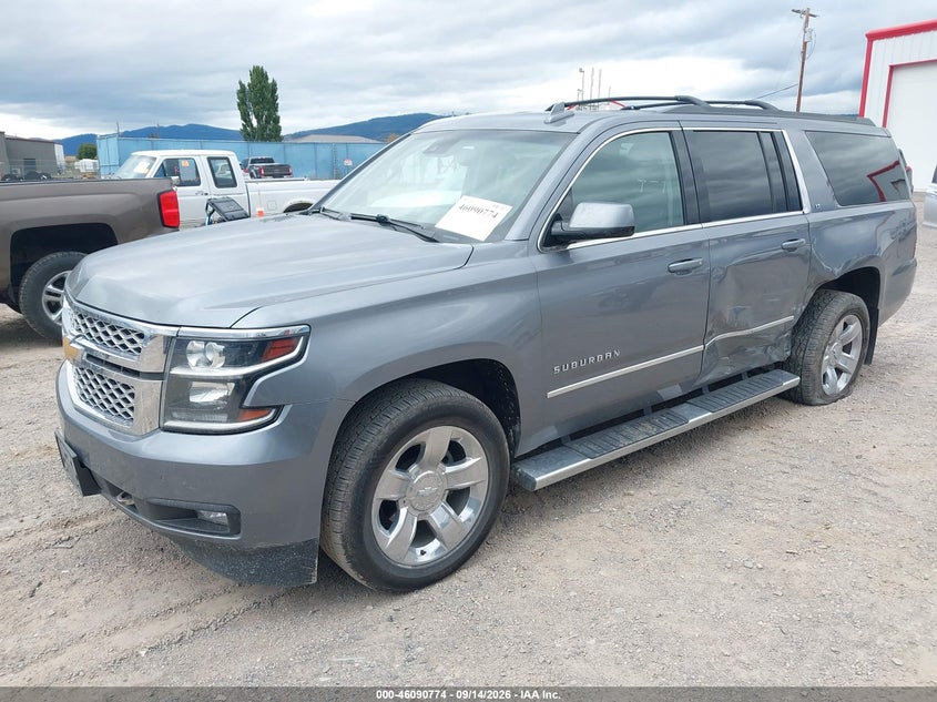 Vin: 1gnskhkc2jr213447, lot: 46590381, chevrolet suburban lt 20182