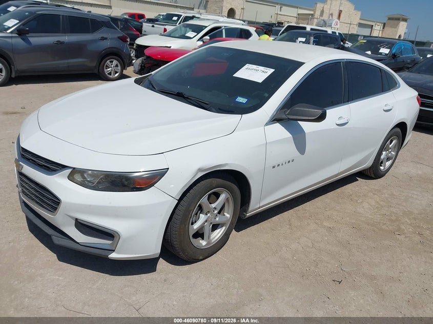 Vin: 1g1zb5st6gf178310, lot: 46590387, chevrolet malibu ls 20162