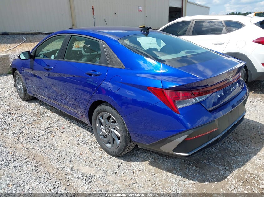 Vin: kmhlm4dj6su167241, lot: 46590392, hyundai elantra hybrid blue 20253