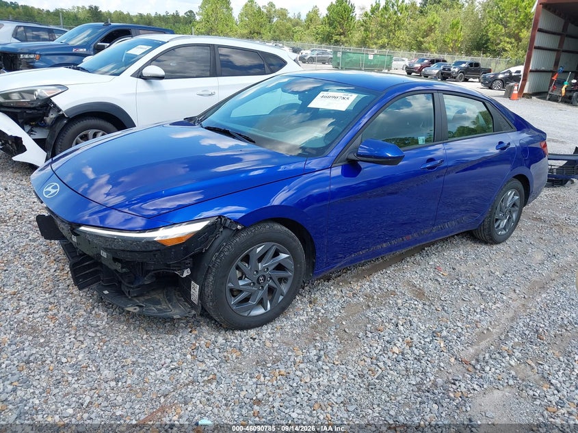 Vin: kmhlm4dj6su167241, lot: 46590392, hyundai elantra hybrid blue 20254