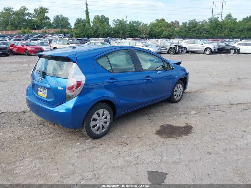 TOYOTA PRIUS C 2013 VIN JTDKDTB31D1557327