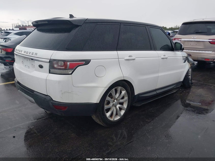 Vin: salwr2vf6ga548848, lot: 46590400, land rover range rover sport 3.0l v6 supercharged hse 20164