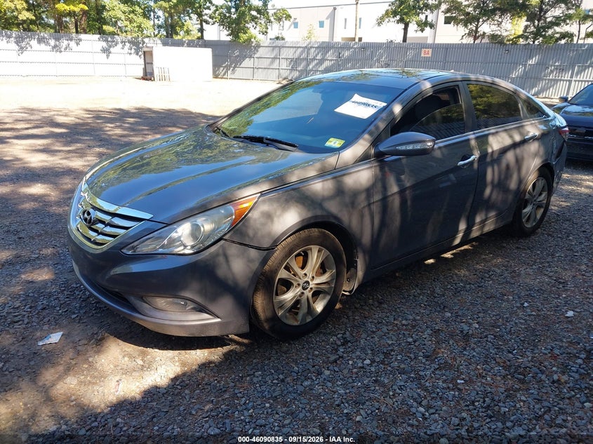 2011 Hyundai Sonata, Левый бок, IAAI, VIN 5NPEC4AC9BH277801 — фото 2