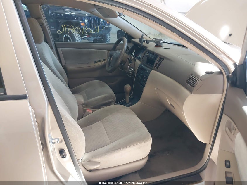 TOYOTA COROLLA 2008 VIN 2T1BR32E08C918082