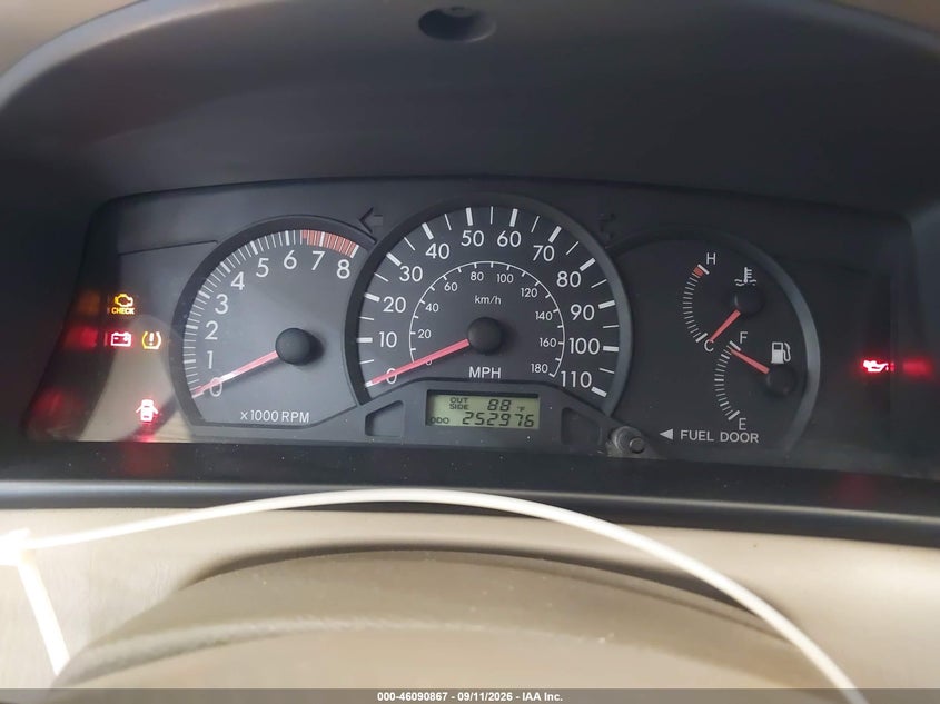 TOYOTA COROLLA 2008 VIN 2T1BR32E08C918082
