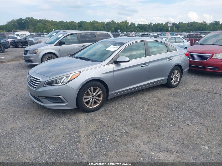 2016 Hyundai Sonata, Normal Wear & Tear, IAAI, VIN 5NPE24AF2GH353900 — photo 2
