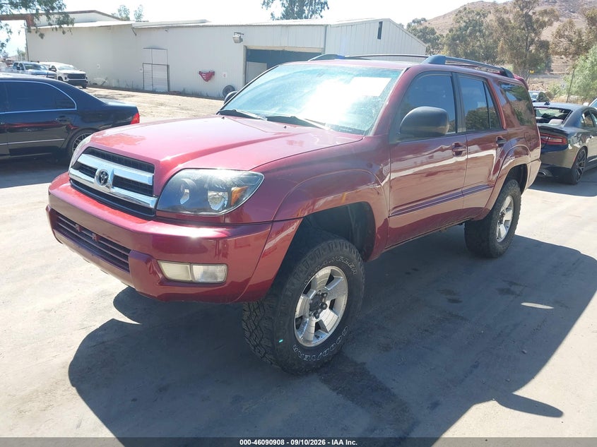 2005 Toyota 4Runner, Удар сзади, IAAI, VIN JTEBU14RX58047200 — фото 2