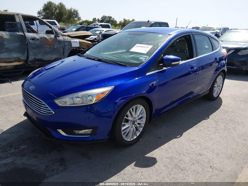 Vin: 1fadp3n24fl210414, lot: 46590532, ford focus titanium 20152