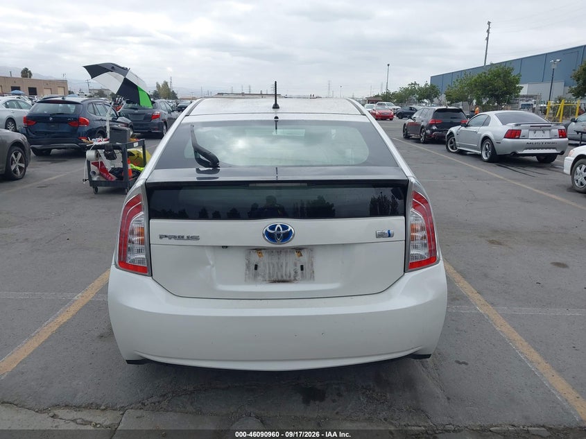 TOYOTA PRIUS 2015 VIN JTDKN3DU6F0399949