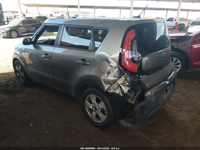 Vin: kndjn2a28h7425602, lot: 46590571, kia soul 20173