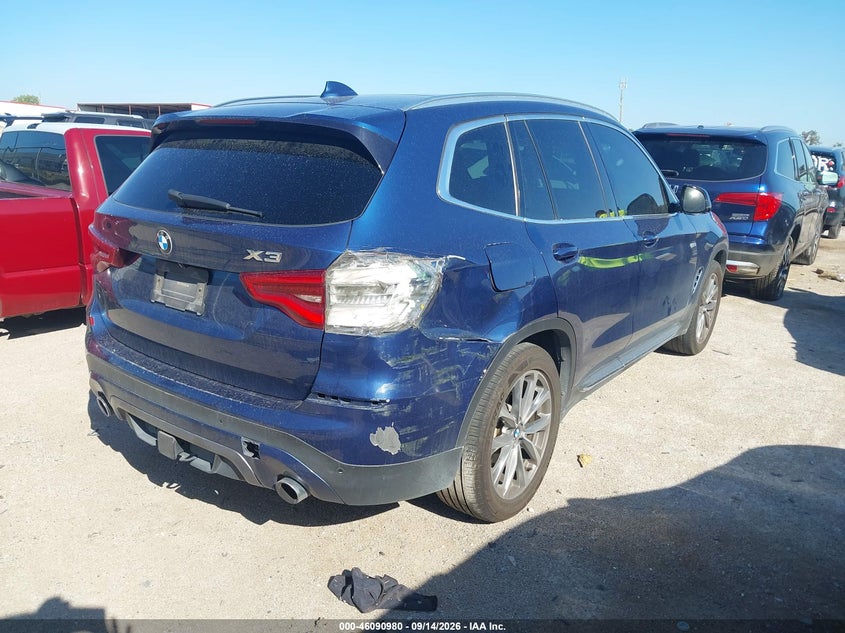 Vin: 5uxtr9c55jlc69479, lot: 46590588, bmw x3 xdrive30i 20184