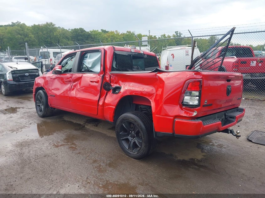 Vin: 1c6rrffg0ln341398, lot: 46590617, ram 1500 big horn  4x4 5'7 box 20203