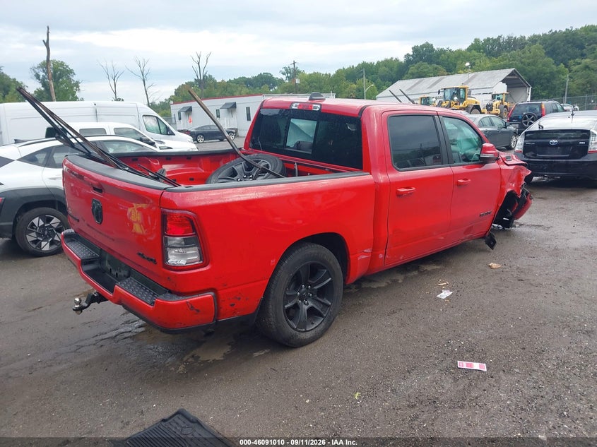 Vin: 1c6rrffg0ln341398, lot: 46590617, ram 1500 big horn  4x4 5'7 box 20204
