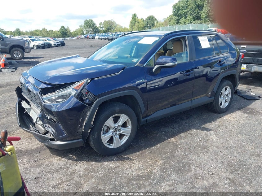 Vin: 2t3rwrfv9mw122533, lot: 46590626, toyota rav4 hybrid xle 20212