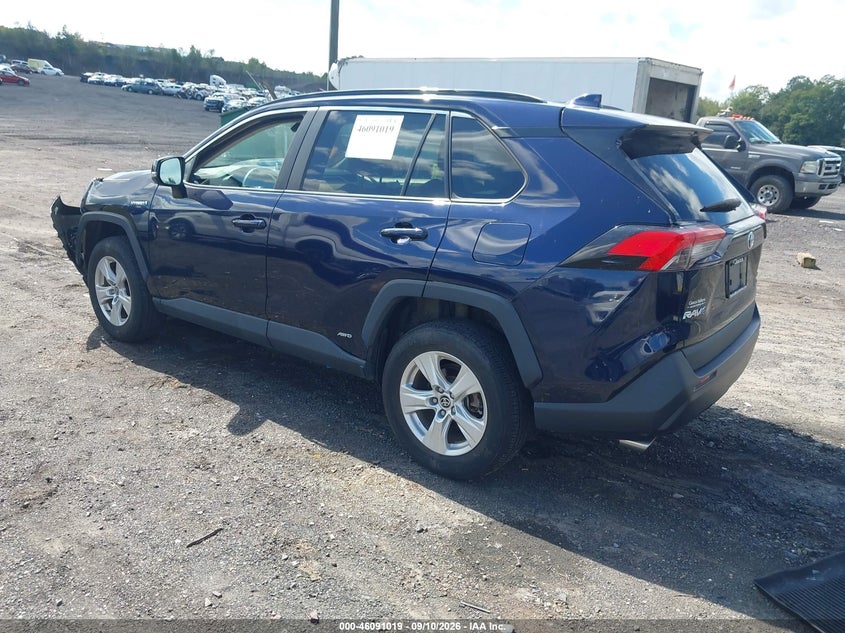 Vin: 2t3rwrfv9mw122533, lot: 46590626, toyota rav4 hybrid xle 20213