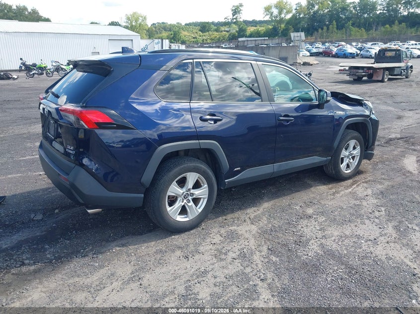 Vin: 2t3rwrfv9mw122533, lot: 46590626, toyota rav4 hybrid xle 20214