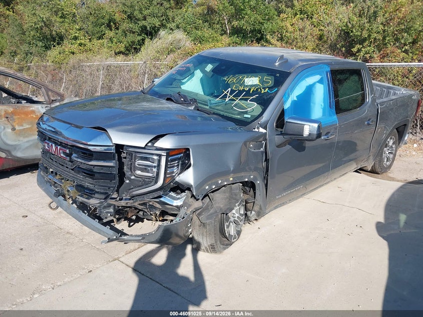 Vin: 1gtuuded7sz229573, lot: 46590632, gmc sierra 1500 4wd  short box slt 20252