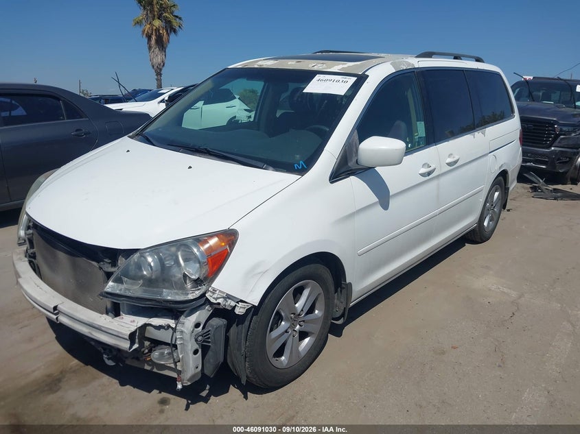 2009 Honda Odyssey, Front End, IAAI, VIN 5FNRL38939B049842 — photo 2