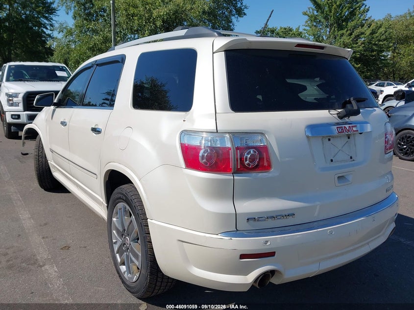 Vin: 1gkkvted4bj269367, lot: 46590666, gmc acadia denali 20113