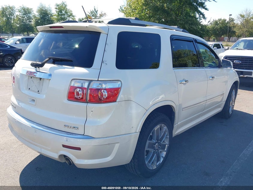 Vin: 1gkkvted4bj269367, lot: 46590666, gmc acadia denali 20114
