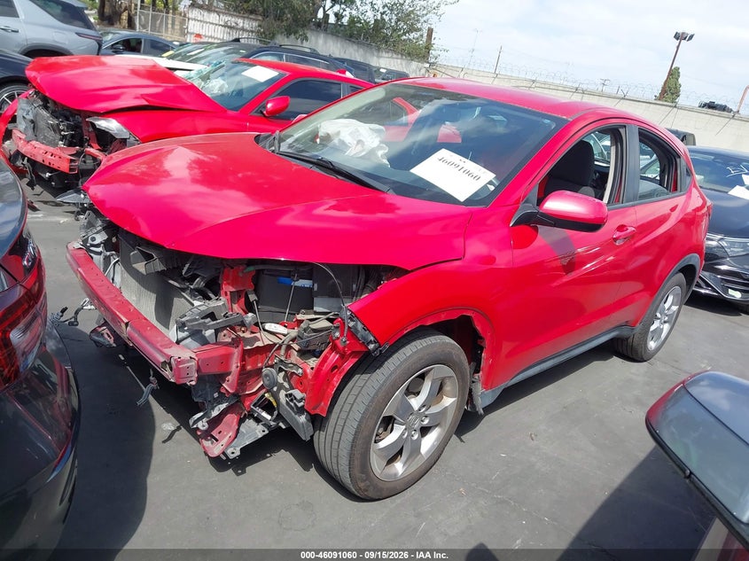 Vin: 3czru5h3xhg706286, lot: 46590667, honda hr-v lx 20172