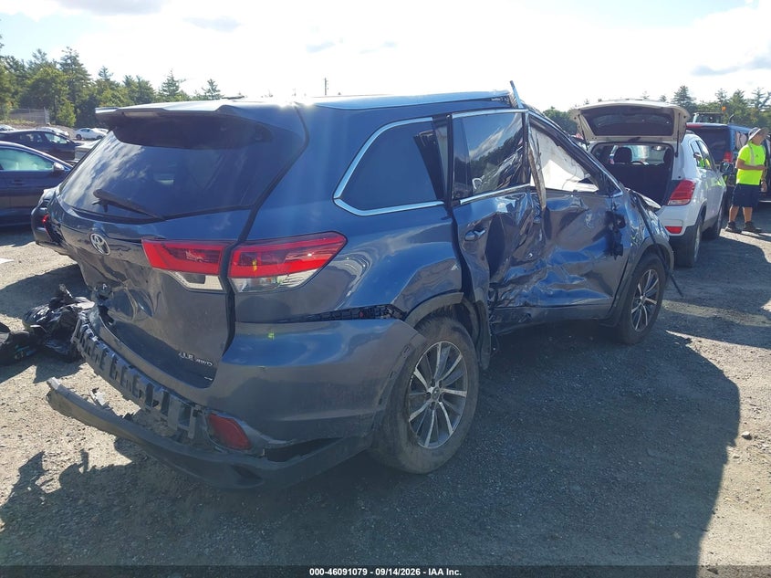 Vin: 5tdjzrfhxjs898570, lot: 46590686, toyota highlander xle 20184