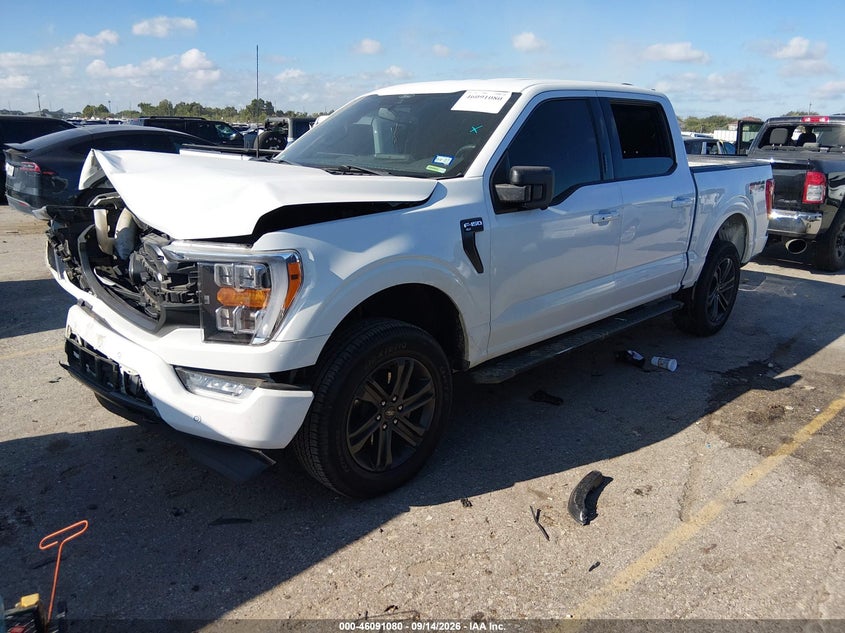 Vin: 1ftfw1e83nkd08384, lot: 46590687, ford f-150 xlt 20222