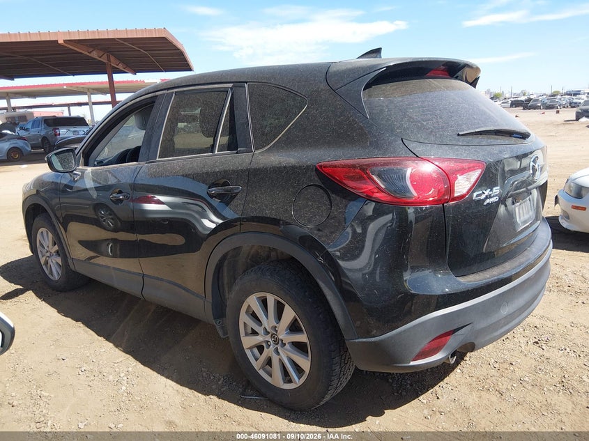 Vin: jm3ke4by9g0767982, lot: 46590688, mazda cx-5 sport 20163