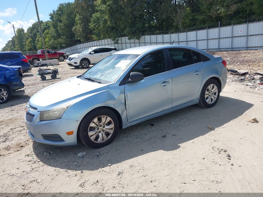 2012 Chevrolet Cruze, Left Side, IAAI, VIN 1G1PC5SH5C7325592 — photo 2