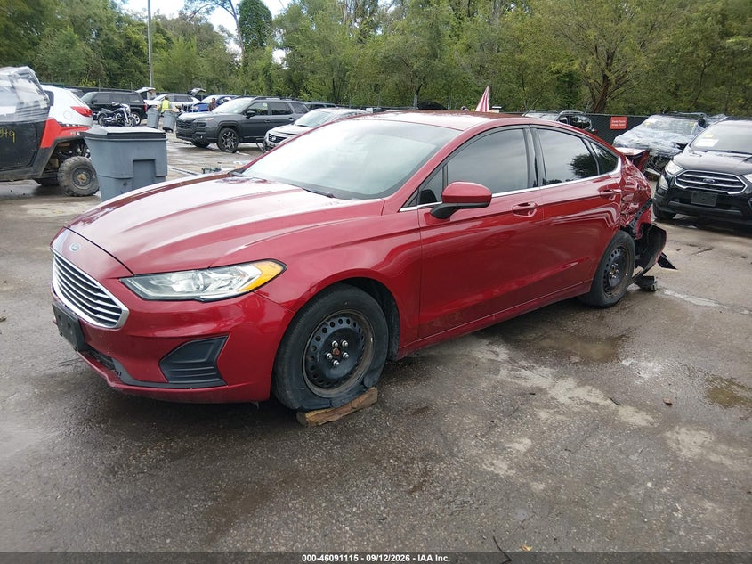 Vin: 3fa6p0g7xkr198930, lot: 46590722, ford fusion s 20192