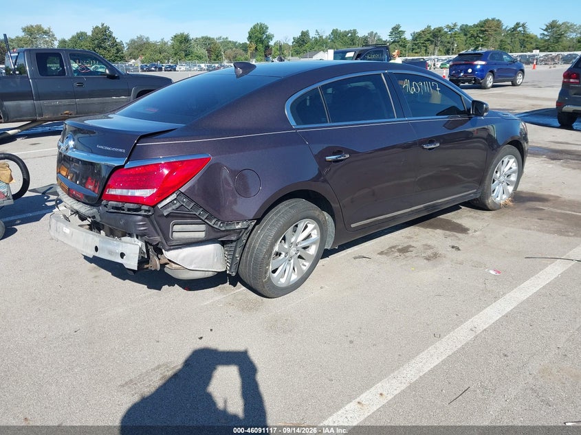 Vin: 1g4gb5g36ff230519, lot: 46590724, buick lacrosse leather 20154