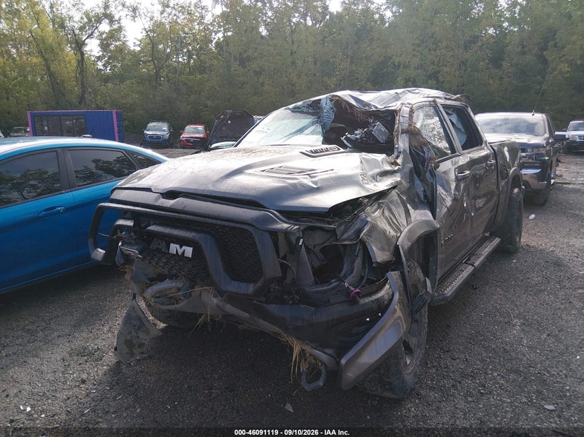 Vin: 1c6srflt0ln414546, lot: 46590726, ram 1500 rebel  4x4 5'7 box 20202