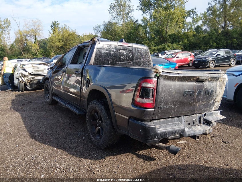 Vin: 1c6srflt0ln414546, lot: 46590726, ram 1500 rebel  4x4 5'7 box 20203
