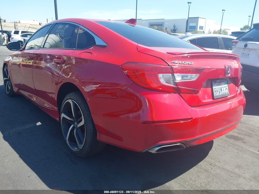 Vin: 1hgcv2f32ka008286, lot: 46590730, honda accord sport 2.0t 20193