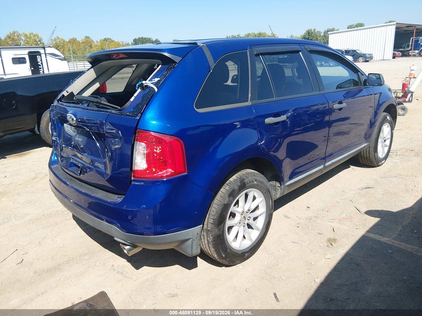 Vin: 2fmdk3gc9dbb63937, lot: 46590735, ford edge se 20134