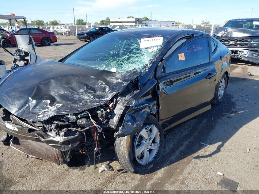 2014 Hyundai Elantra, Біо/хімія, IAAI, VIN KMHDH4AE0EU047603 — фото 2