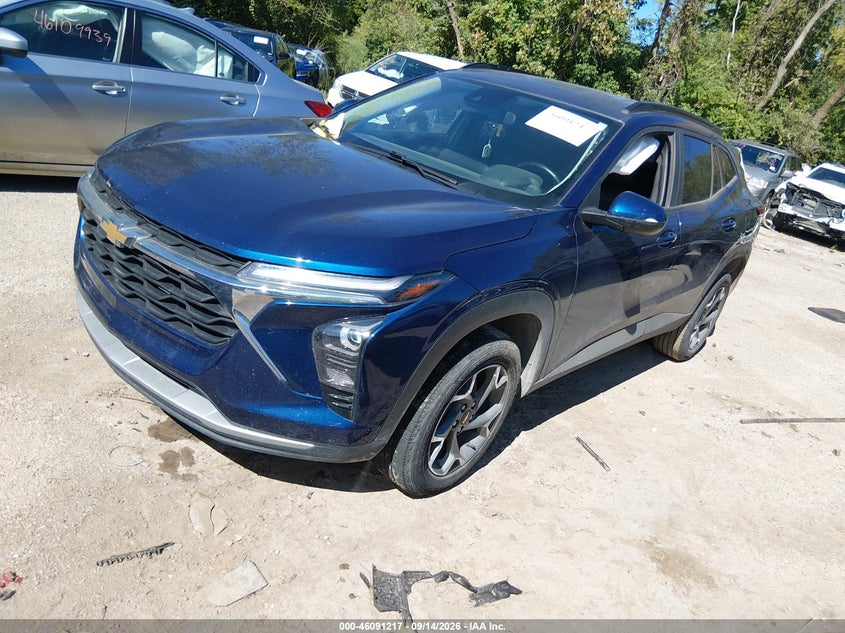 Vin: kl77lhe20rc118587, lot: 46590824, chevrolet trax fwd lt 20242
