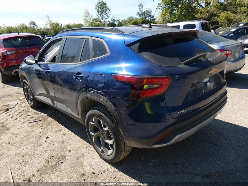 Vin: kl77lhe20rc118587, lot: 46590824, chevrolet trax fwd lt 20243