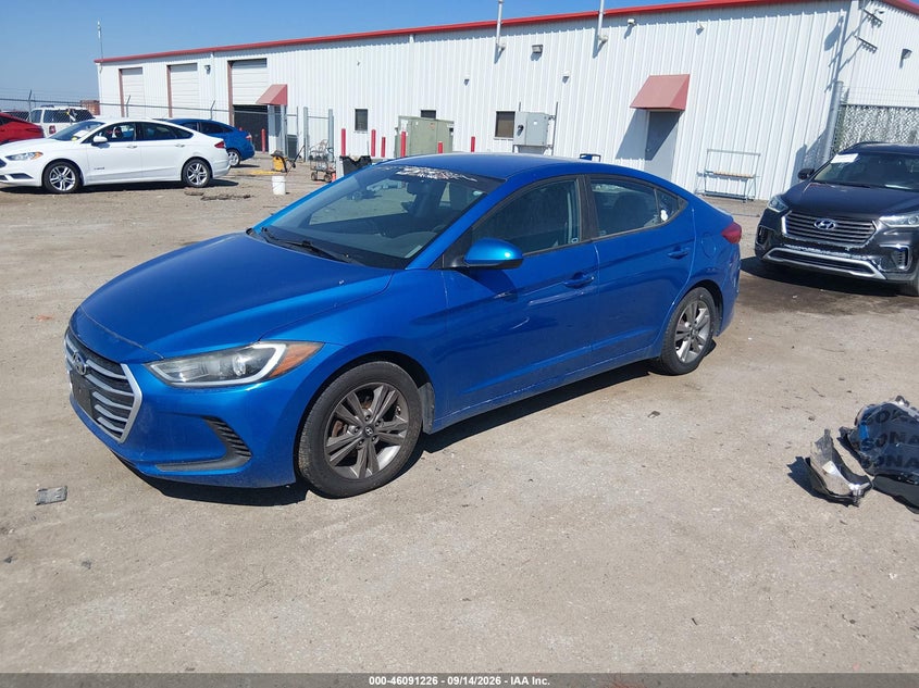 2017 Hyundai Elantra Se, Обычный износ, IAAI, VIN KMHD84LF2HU160754 — фото 2