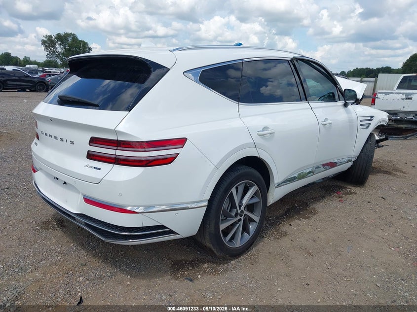 Vin: kmuhdesc1su235186, lot: 46590840, genesis gv80 3.5t advanced awd 20254