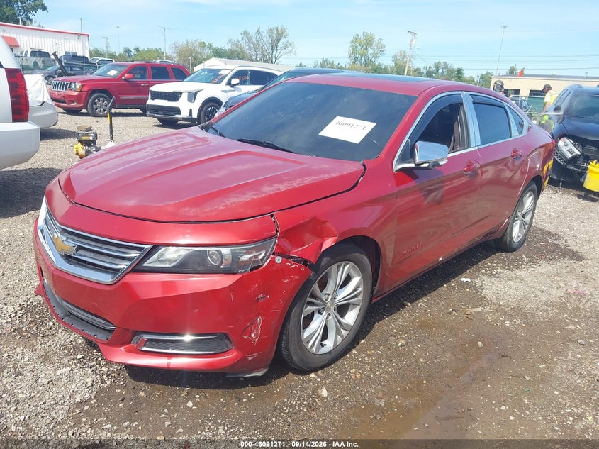 Vin: 2g1125s39f9173557, lot: 46590878, chevrolet impala 2lt 20152