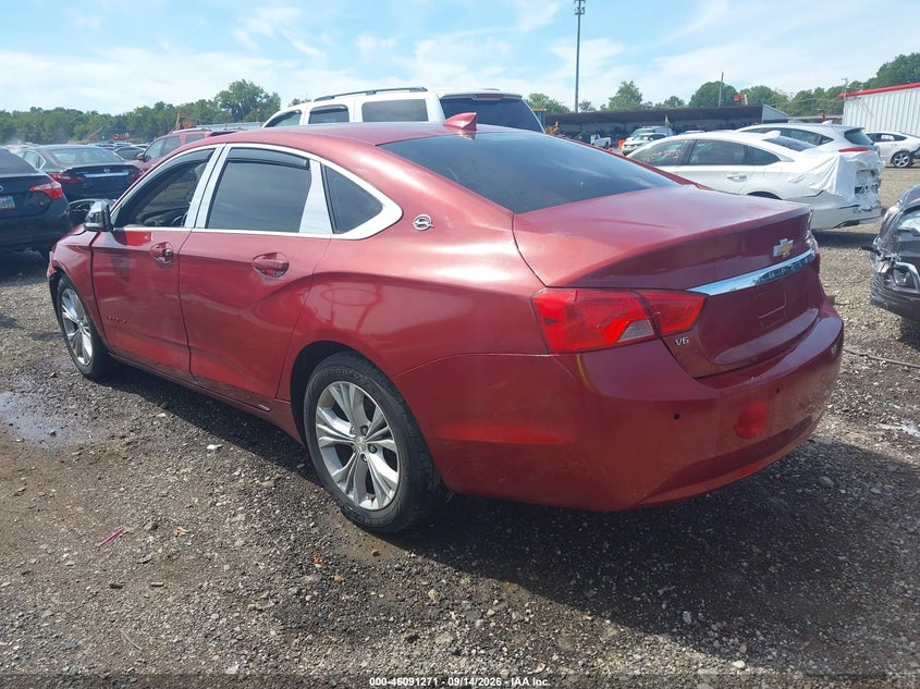 Vin: 2g1125s39f9173557, lot: 46590878, chevrolet impala 2lt 20153