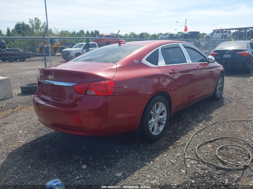 Vin: 2g1125s39f9173557, lot: 46590878, chevrolet impala 2lt 20154