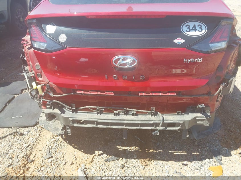 HYUNDAI IONIQ HYBRID 2022 VIN KMHC85LCXNU281213